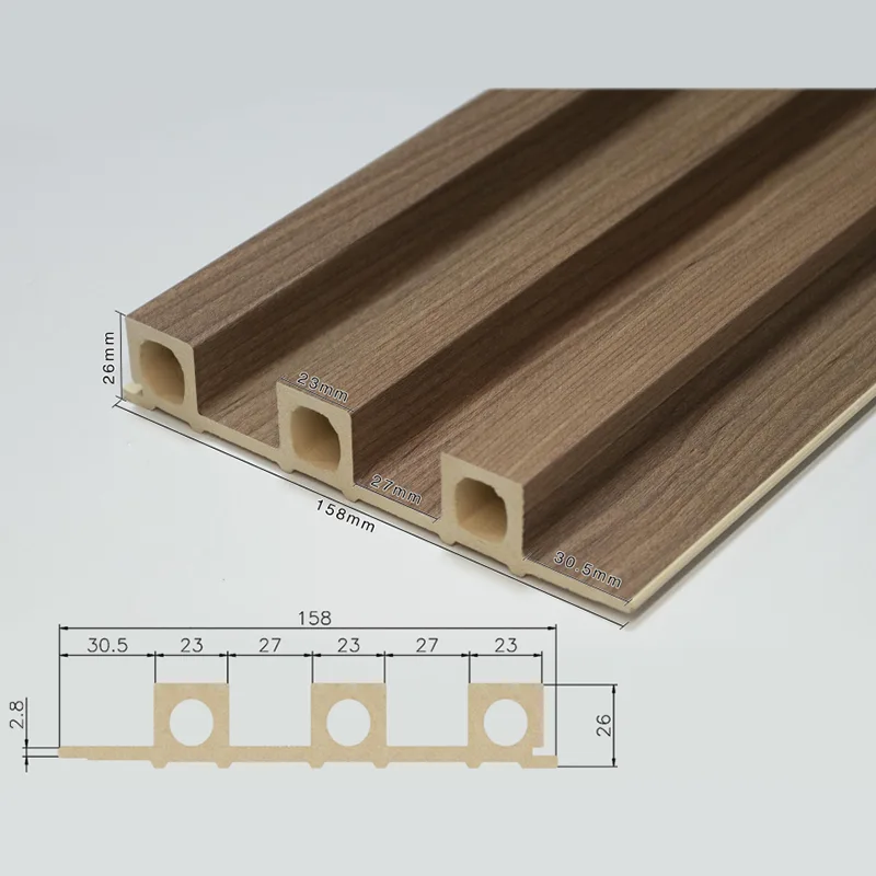 150 खोखला 3-ग्रिड फ़्लूटेड पैनल