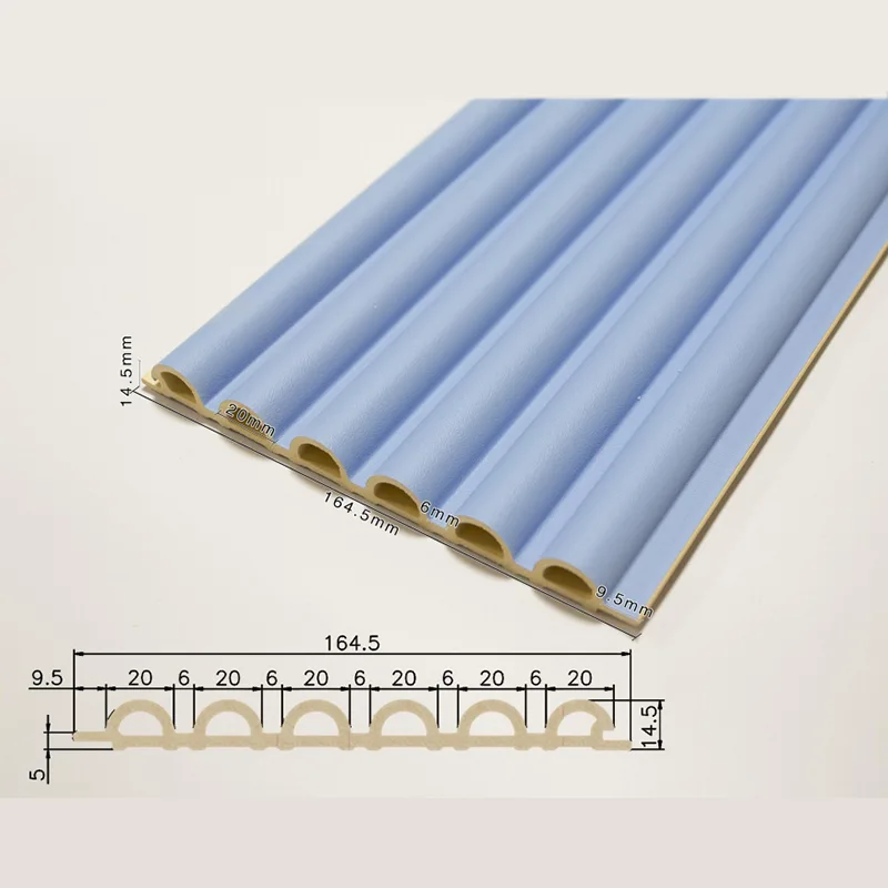 156 खोखला अर्ध-गोलाकार 6-ग्रिड फ्लूटेड पैनल