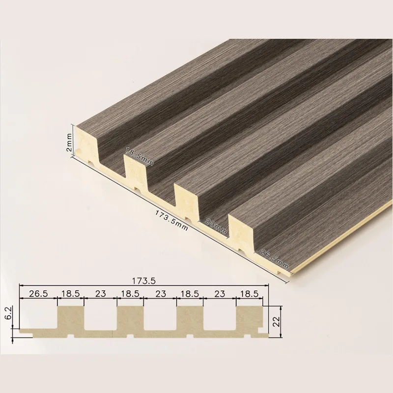 166 सॉलिड 4-ग्रिड फ्लूटेड पैनल