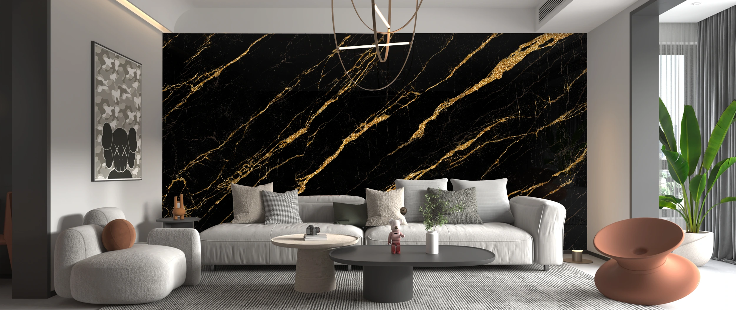 चीन फैक्टरी से पृष्ठभूमि दीवार पैनल