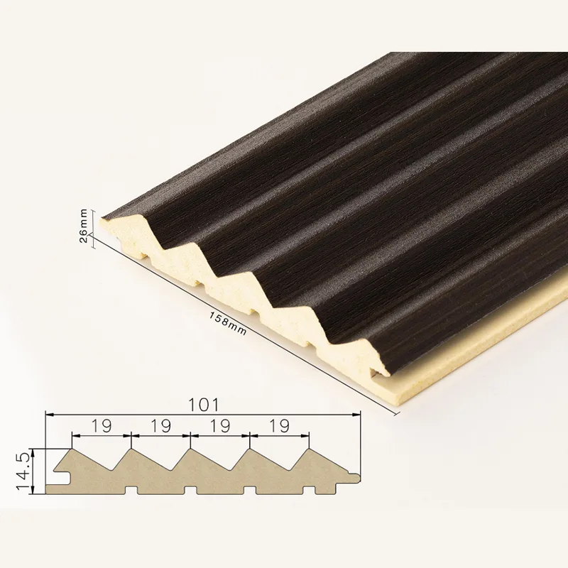 95 ठोस विशेष आकार का 5-ग्रिड फ़्लूटेड पैनल